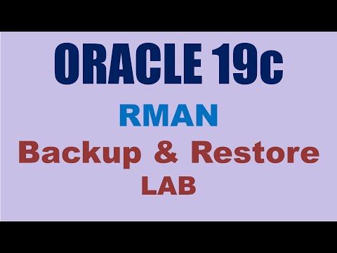 Oracle RMAN Backup & Restore LAB