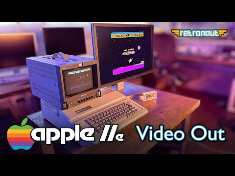 How to connect a Vintage Apple IIe to Video today