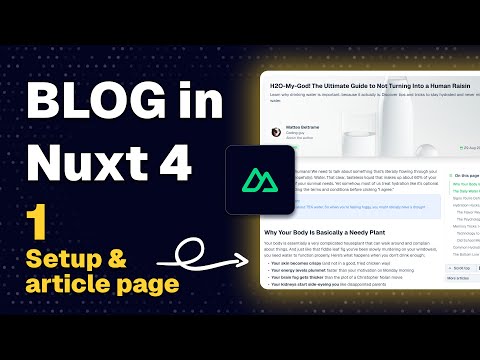 Nuxt Content + Nuxt 4: create a blog to make your readers addicted (Part 1)