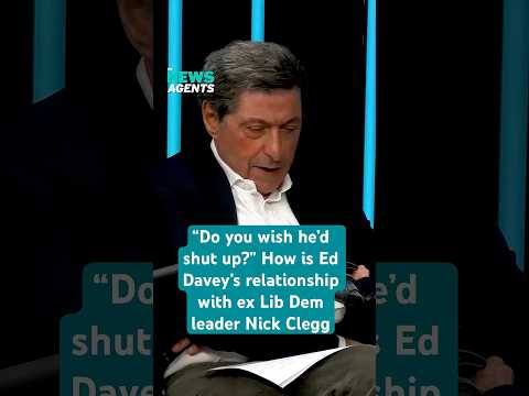 Does Ed Davey wish Clegg would SHUT UP?