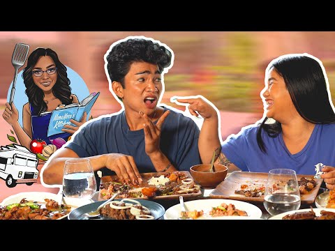 Filipino Food *GALORE* Mukbang - Moms Foodtruck is here