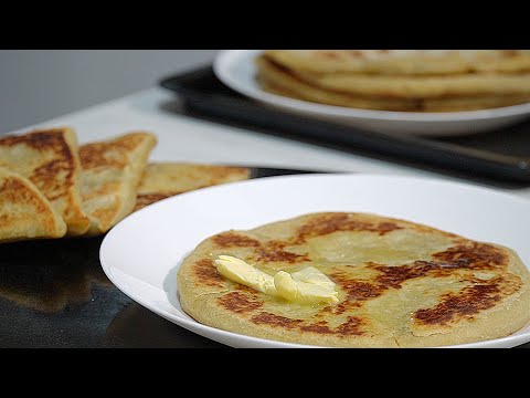 IRISH Potato Bread Farls / Tattie Griddle Scones Recipe