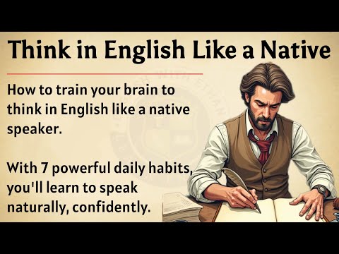 Think in English Like a Native Speaker 💬 | 7 Daily Habits to Boost Fluency Fast!
