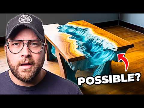 I Let AI Design A Waterfall Epoxy Table