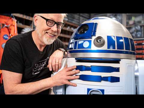 Adam Savage Builds R2-D2 Parts With ILM Modeler John Duncan!