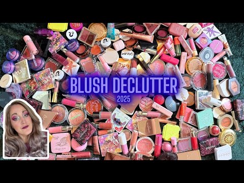HUGE Blush Collection Declutter | 2025