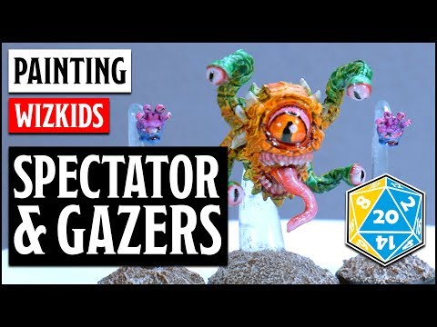 How to paint Spectator and Gazers | Nolzur's Marvelous Miniatures/Wizkids | Boxes of Shame