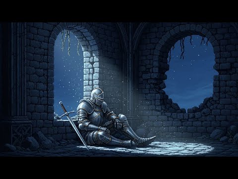 Rest... no sword to raise, no vow to keep