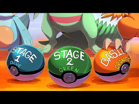 Choose Your Starter By Their Color And Stage!