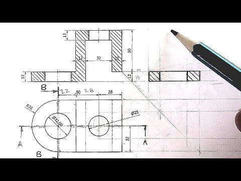 How to do Sectioning Drawing Easily.