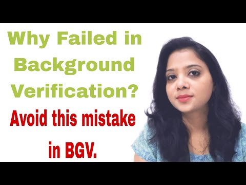 Why failed in Background Verification| Avoid mistake in Background Verification|BGV Q&A