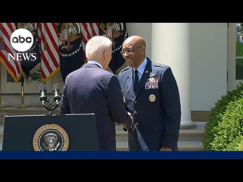 President Biden nominates Air Force general as next head of Joint Chiefs of Staff
