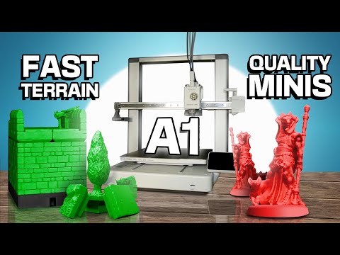 The BEST Tabletop 3D Printer? | Bambu Lab A1 - First Look