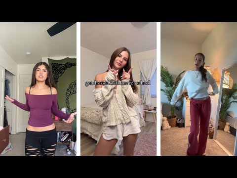 GET DRESSED WITH ME FOR SCHOOL | gdwm for school TikTok compilation 