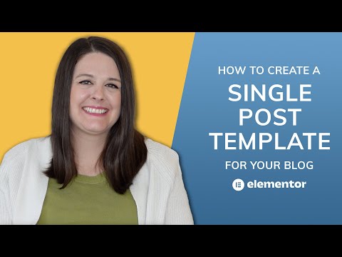 Create a Single Post Template with Elementor Pro (Beginners Tutorial)