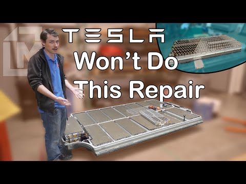 Inside an Electric Car Repair Shop