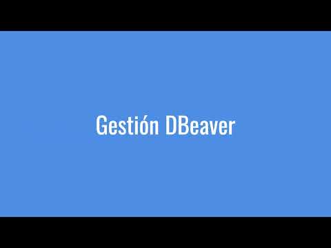 Gestión DBeaver
