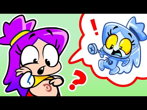 What Is Wrong With Viv? Is She a Robot? 🤔 Belly Button Secrets | Educational Cartoons for Kids