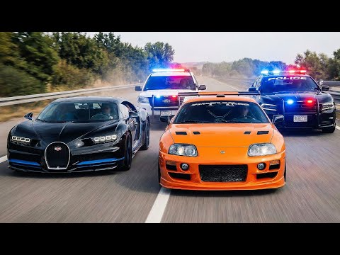 The Best of Supercars Escape from Police - BeamNG.Drive