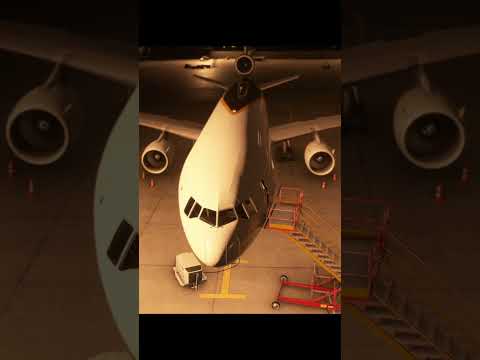 UPS Cargo Plane: Night Prep to Terminal #shorts