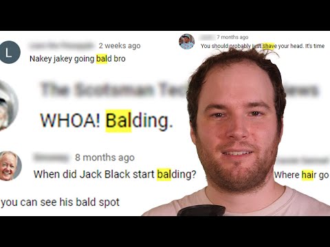 addressing the allegations (that i am bald)