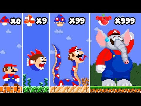 Whaf If Every Seed Makes Mario Becomes Animals? | ADN MARIO GAME