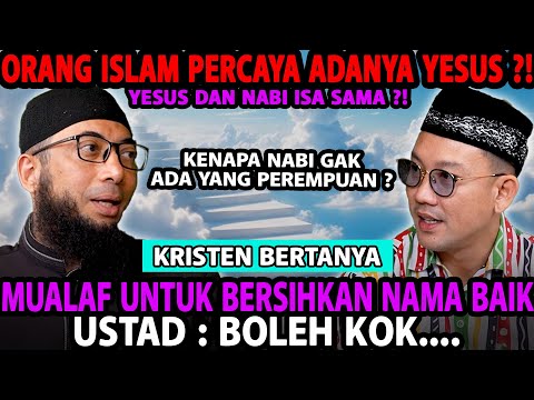 YANG TIDAK MENGAKUI NABI ISA ATAU YESUS, DIA KUFUR - KRISTEN BERTANYA (UST. KHALID BASALLAMAH)