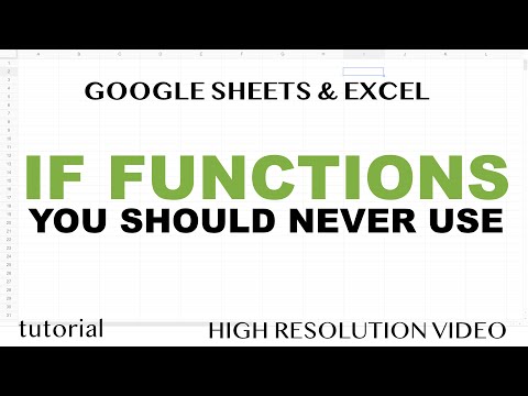 IF Functions from Hell in Excel & Google Sheets Formulas