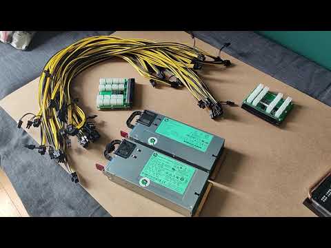 Test alimentation serveur HP 1200 Watt Platinium avec sa Breakout Board x8