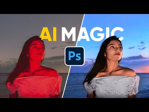 Recover Photo from Colored Lights: Photoshop + AI