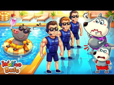 Wolfoo and Bufo | The Selfish Pool Owner! - Bufoβs Big Lesson About Sharing- Kids Learn Good Manners