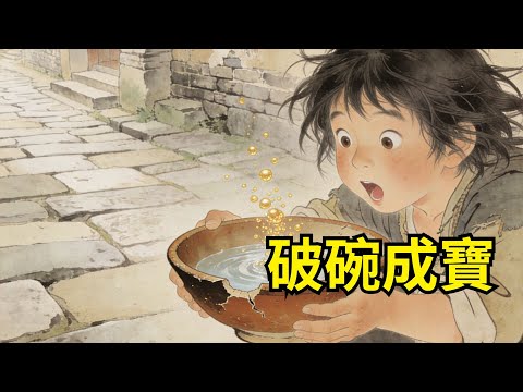 乞兒撿到壹個破陶碗，往裏倒水立馬變成美酒，喝完竟能聽懂所有動物說話，還幫壹只白鹿精躲過了天兵的追殺！#民間故事 #故事頻道 #感人故事 #情感