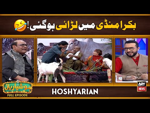 Hoshyarian | Saleem Albela Aur Goga Pasroori Ki Larayi😂 | Agha Majid | Haroon Rafique