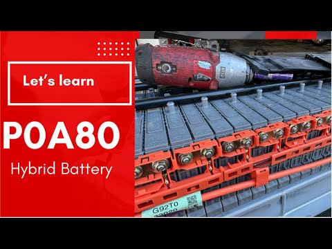 P0A80 Hybrid Battery Failing, How to fix a Prius C