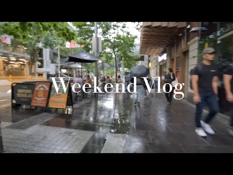 Weekend Vlog 📷 | Fruit Rollup Ice cream Trend 🍨| BTS Pop-Up Store in Melbourne 💣