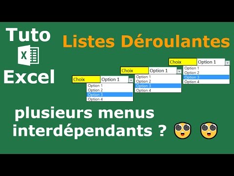 Comment créer plusieurs menus déroulants interdépendants sur Excel - Docteur Excel