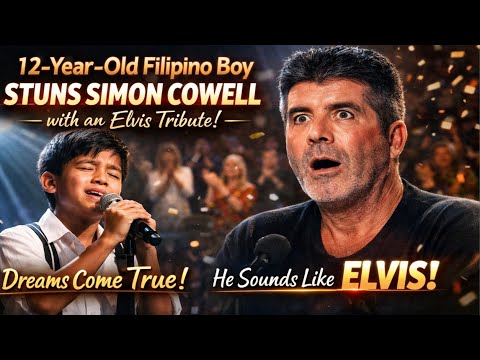 Filipino Boy STUNS Simon Cowell With Elvis Presley Tribute 😱🎤