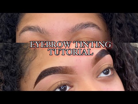 Eyebrow Tinting Tutorial