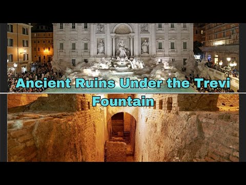 Ancient Roman Ruins Under the Trevi Fountain Explained
