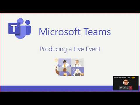 Producing and Presenting in Teams Live Events