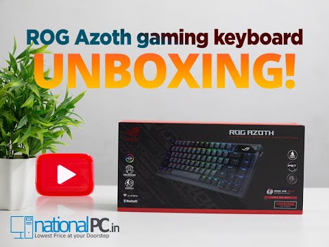 ASUS ROG Azoth Wireless Gaming Keyboard Unboxing