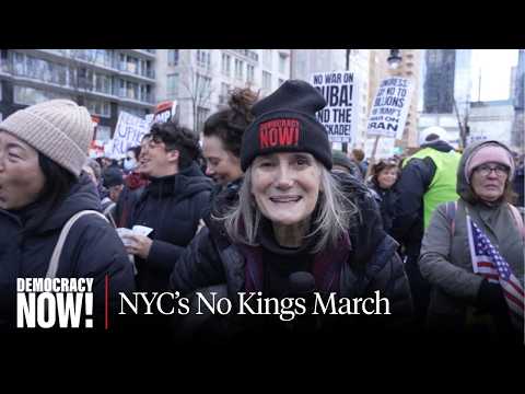 "People Are Rising Up": Amy Goodman Covers NYC No Kings Protest