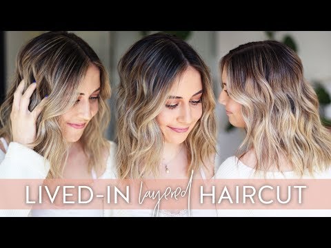 Lived-in Layered Haircut Tutorial with Dry Cutting Techniques | Modern Shag Haircut 2019