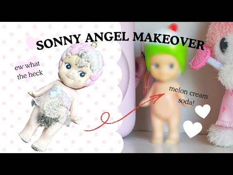 sonny angel makeover! ππΉ(except i don't know what i'm doing)
