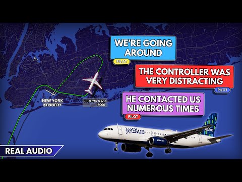 Pilot complains that Tower controller was very distracting on approach at JFK Airport. Real ATC