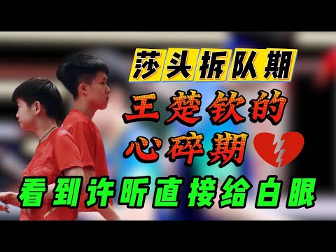 莎头的拆队期，王楚钦的心碎期