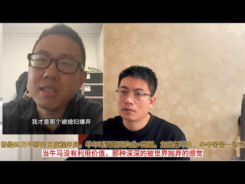 曾经60万年薪的百度程序员，半年时间经历失业+离婚，复盘前半生，辛辛苦苦一场空；当牛马没有利用价值，那种深深的被世界抛弃的感觉