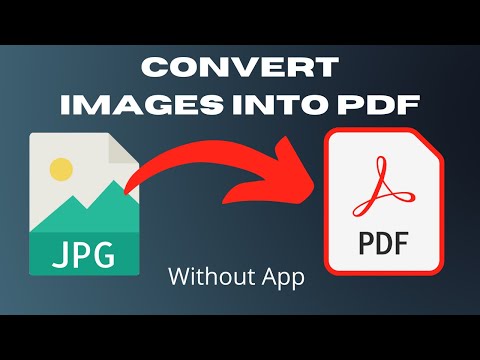 How to Convert JPG Images to PDF in Laptop | Convert Images into PDF file Without any APP
