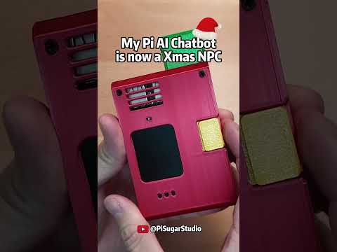 Gave my Pi AI chatbot a Christmas outfitβ¦ππ€ #aichatbot #christmas #diytech #holidays
