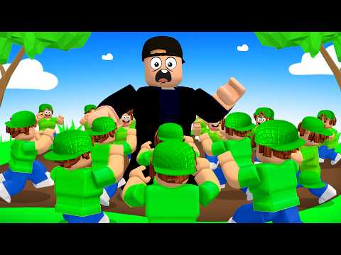 Building a MASSIVE ARMY in Roblox